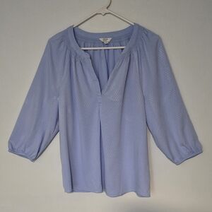 Crown & Ivy Sky Blue Blouse
